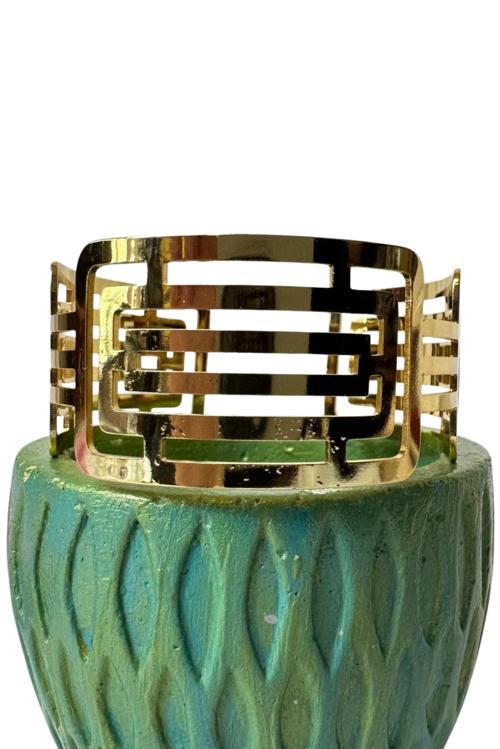 - Melik 9215 5363 Labirent Model Altın Renkli Bijuteri Bilezik