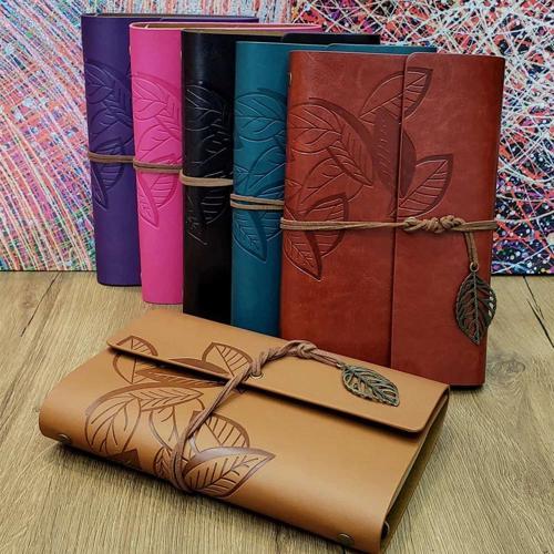 Yaprak Desenli Hatıra Defteri