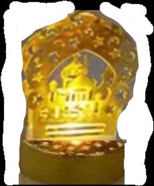 Ayaklı Led Işık Gold Renk Gün Işığı MZ6200-234