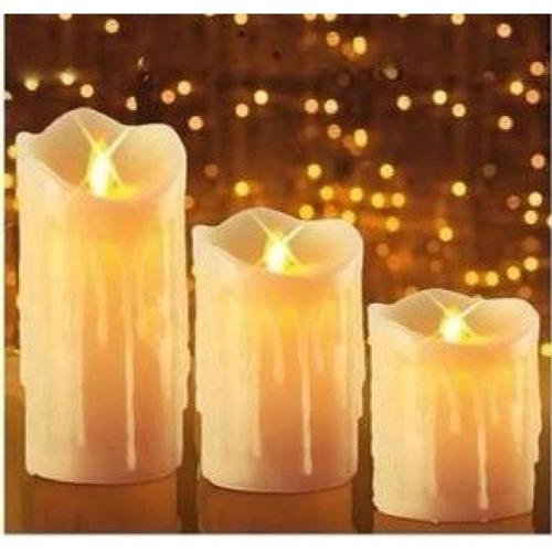 Alevsiz Titreyen Pilli Mum Seti 3'Lü
