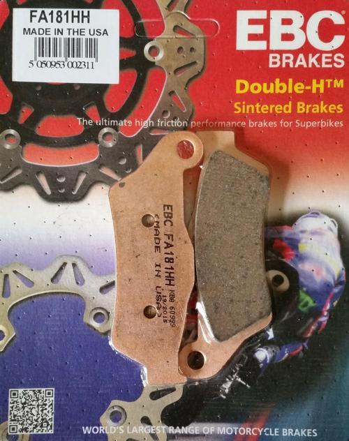 Fa181Hh 2021-2023 Ducati Multistrada V4 S Uyumlu Arka Fren Balatası Sinterli Balata