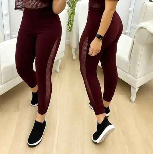 MDB Kadın Yüksek Bel File Detaylı Dar Kesim Viskon Iki Iplik Pantolon