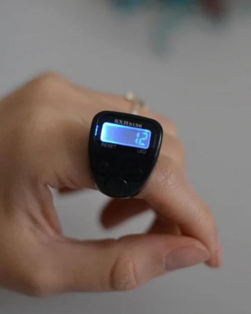 Mini Işıklı Zikirmatik Siyah