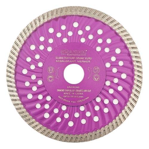 Eratool ERA50265 150mm Elmas Testere Kuru Granit Kesim