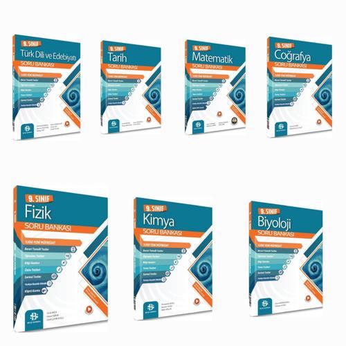 9.sınıf türk edebiyatı-matematik-coğrafya-tarih-fizik-kimya-biyoloji soru bankası 7'li set bilgi sarmal yayınları