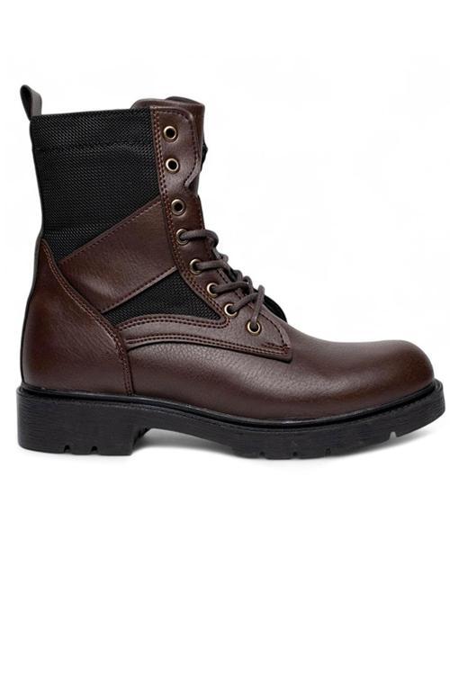 Cnt Kahve Kauçuk Kaymaz Taban Erkek Postal Bot NSB934