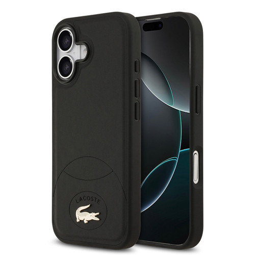 İphone 17 Uyumlu Kılıf Lisanslı M-Safe Şarj Özellikli Pu Deri Metal Logolu Kapak Siyah