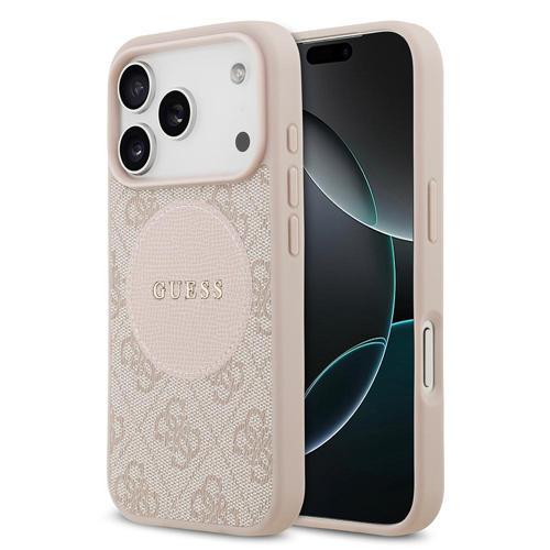 İphone 17 Pro Uyumlu Kılıf Orjinal Lisanslı M-Safeli Yazı Logolu Circle Classic Kapak Pembe
