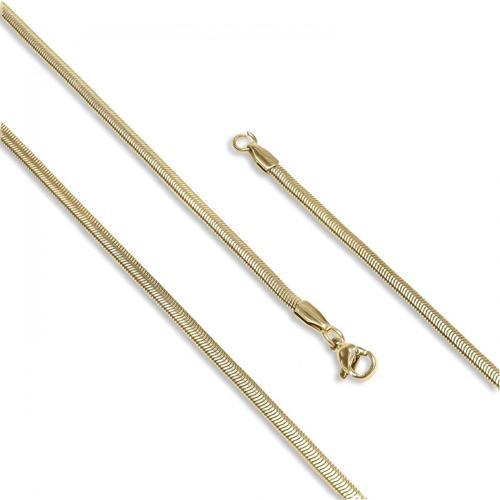 İtalyan Çelik Kolye 1,5Mm X 3Mm 3351CEK051