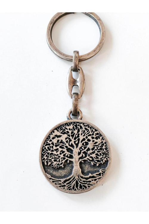 Hayat Ağacı Metal Anahtarlık