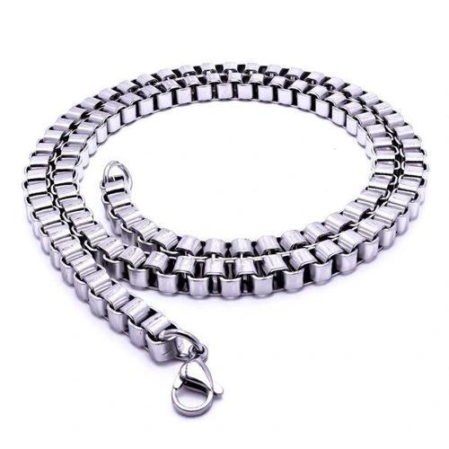 Kare Arnavut Çelik Kolye 6Mm 3351CEK031