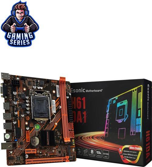 H61Da1 Lga1155 2-3. Nesil Ddr3 Hdmı Vga M.2 Matx Anakart