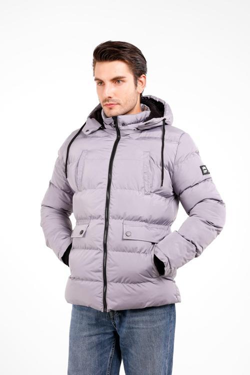 Fovere İçi Kürklü Su Ve Yağmur Geçirmez Kaban - Gri