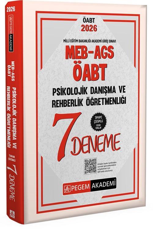 2026 MEB AGS ÖABT Psikolojik Danışma Ve Rehberlik Öğretmenliği Tamamı Çözümlü 7 Deneme