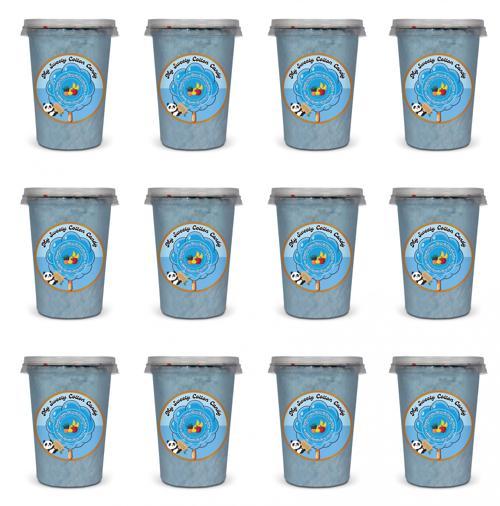 TUTTİ FRUTTİ AROMALI 12'Lİ GURME PAMUK ŞEKERLER