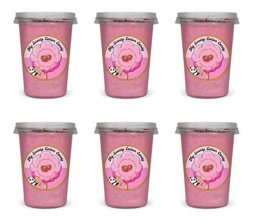 ÇİLEK AROMALI 6'LI GURME PAMUK ŞEKERLER