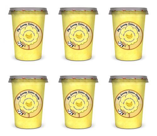 MUZ AROMALI 6'LI GURME PAMUK ŞEKERLER