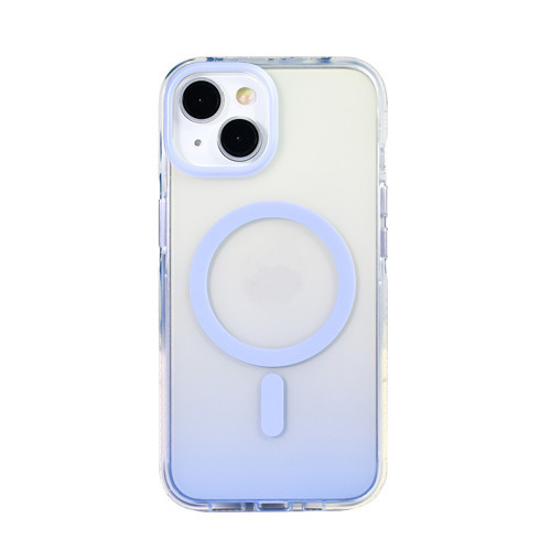 iPhone 14 / İphone 13 Kılıf M-safe Şarj Özellikli Transparan Renk Geçişli Toros Kılıf