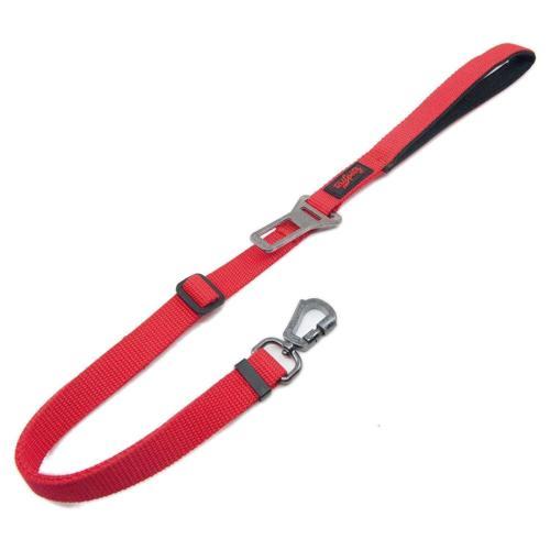 Travel Leash Köpek Gezdirme Kayışı Kırmızı Small