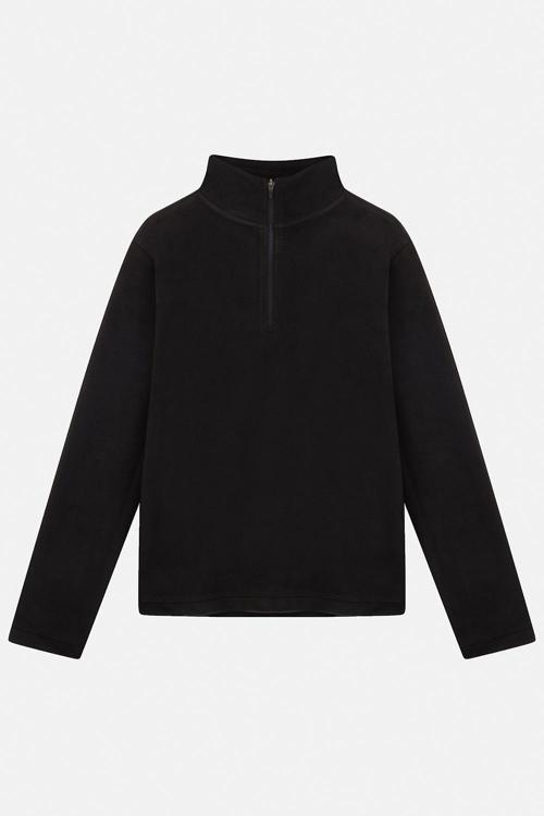 Urbanwild Polar Yarım Fermuarlı Siyah