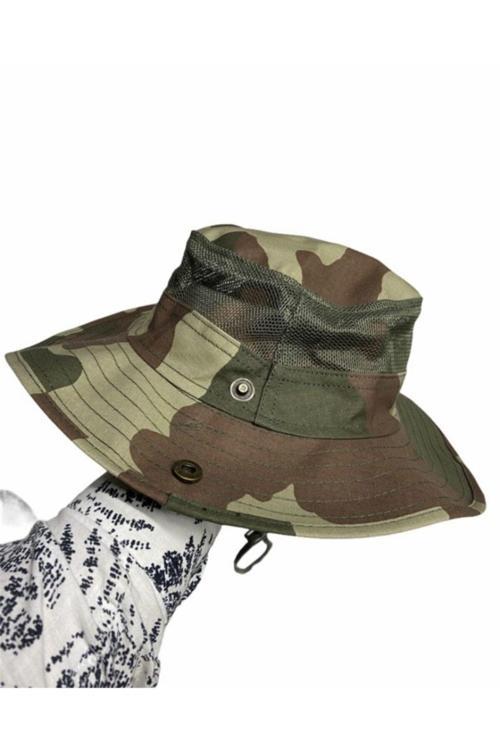 AZHEK Afrika safari Kamuflaj Fötr Şapka