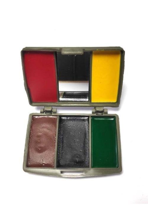 AZHEK Askeri Kamuflaj Yüz Boyası - 5 renk 