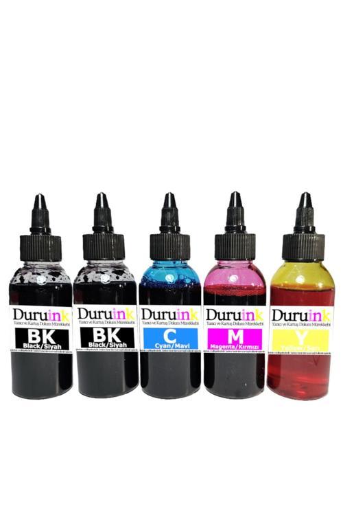 Cnon Pixma G1410 Gı-490 Uyumlu Mürekkep Seti 5X100Ml (Ekstra Siyah)