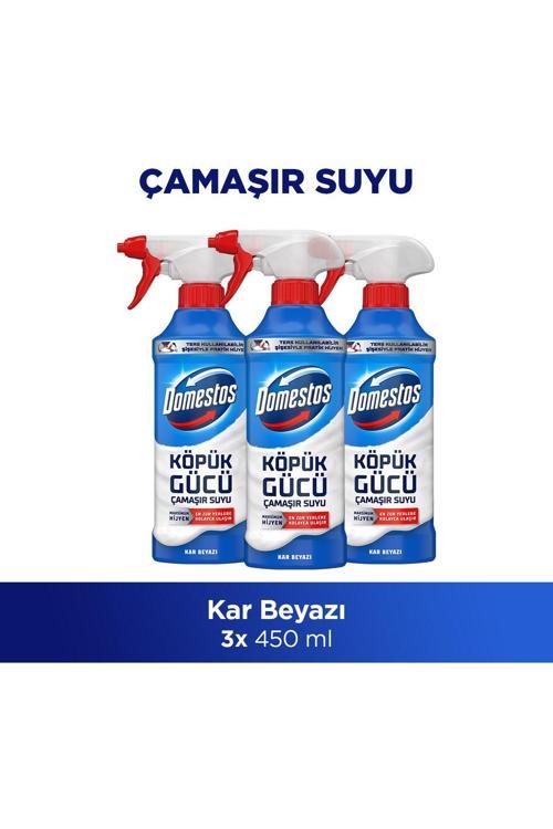 Köpük Gücü Köpük Çamaşır Suyu Beyaz Sabun 450 ml x3