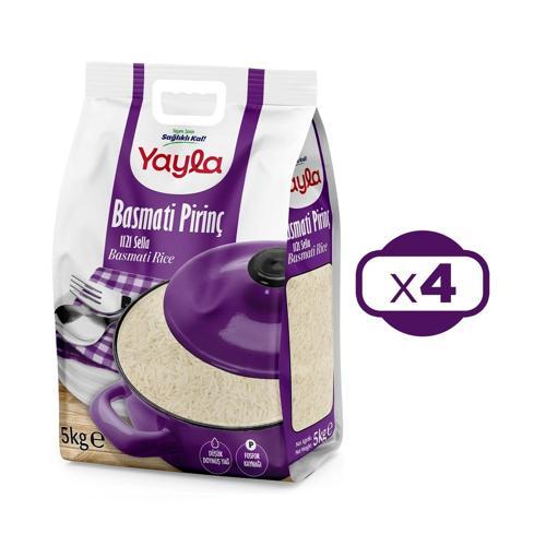 Bakliyat Basmati Pirinç 1121 Sella 5 kg x 4 Adet