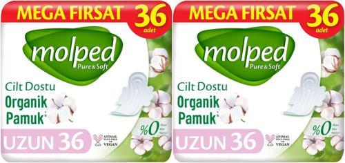 Pure&Soft Hijyenik Ped Uzun 72 (2PK*36) Adet Mega Pk