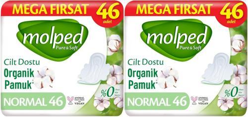 Pure&Soft Hijyenik Ped Normal 92 (2PK*46) Adet Mega Pk