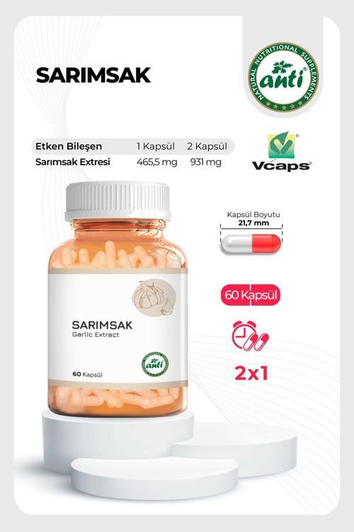 Antı Sarımsak 60 Kapsül