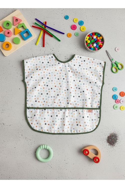 Yeni Sezon Sıvı Geçirmez Mama-Salya Önlüğü 0-36 Ay