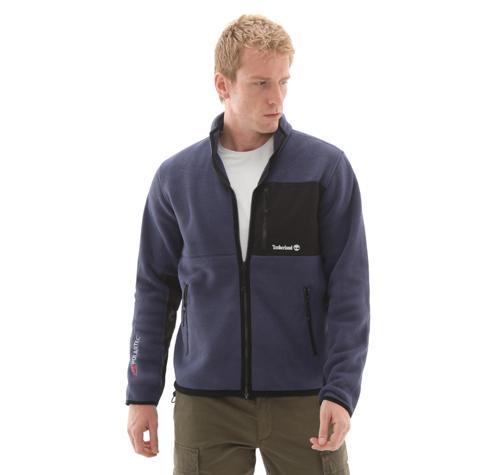 B0A6NH14511-R Timberland Sherburne Polartec 200 Mıx Medıa Full Zı Erkek Ceket Lacivert