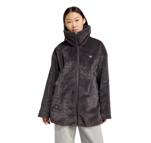 JW7287-K adidas Fur Jacket Kadın Ceket Siyah