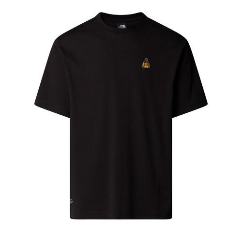 F0A8EU7JK31-R The North Face U Icon Mountaın Jacket Relaxed S-S Tee Erkek T-Shirt Siyah