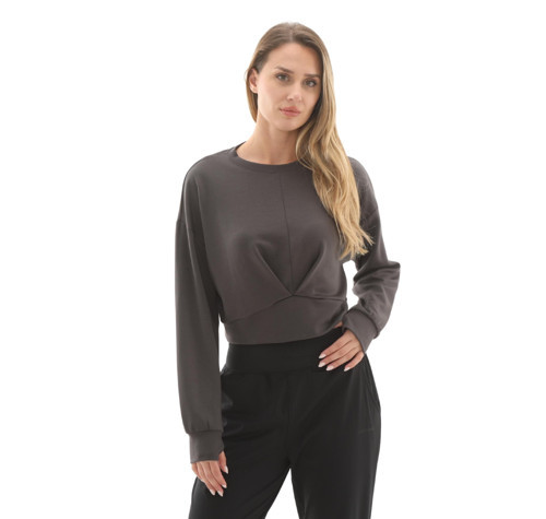 102020746-R Lumberjack 5W Wl Arat Yog1-7 Yog1 5Pr Kadın Sweatshirt Gri