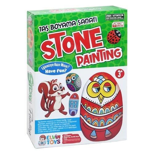 Elvin Toys Taş Boyama Seti