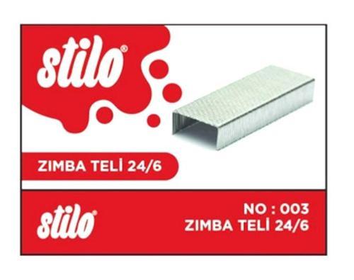 Zımba Teli 24/6 Gümüş - 5 kutu
