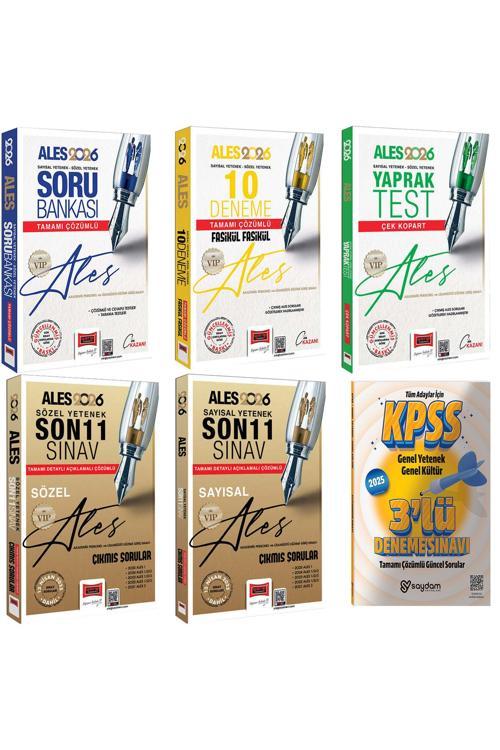 2026 ALES VIP Sözel-Sayısal Yetenek Soru Bankası-10 Deneme-Yaprak Test-Son 11 Yıl Çıkmış Sorular