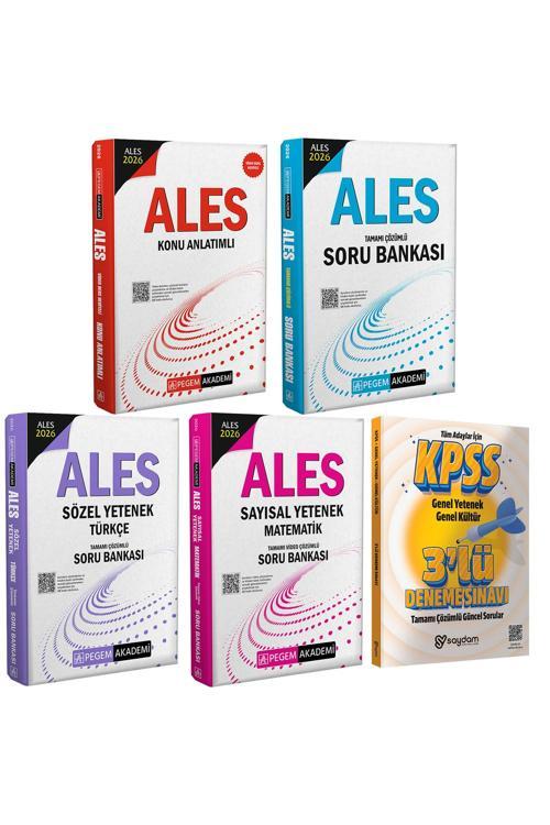 2026 ALES Konu Anlatımı(Video Ders Hediyeli)-Çözümlü Soru Bankası-Sözel Sayısal Yetenek Soru Bankası