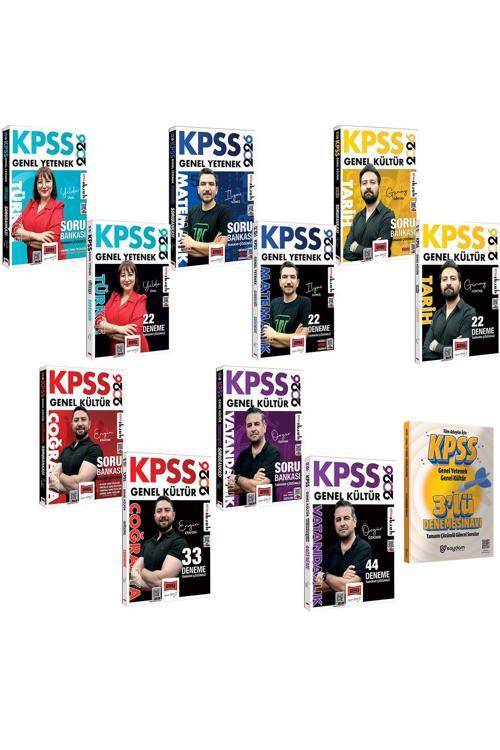 2026 KPSS GYGK Tüm Dersler Tamamı Çözümlü Soru Bankası-Tamamı Çözümlü Deneme(Toplam 143 Deneme)