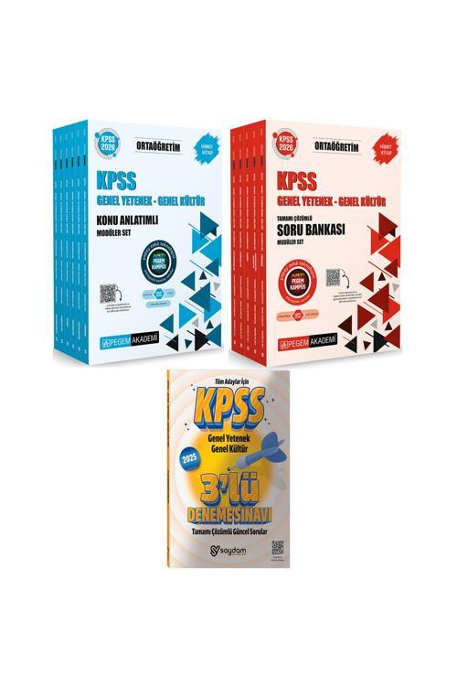 2026 KPSS GYGK Ortaöğretim Konu Anlatımı ve Soru Bankası 6+5 Kitap(Hibrit=Fiziksel Kitap+Yapay Zeka)