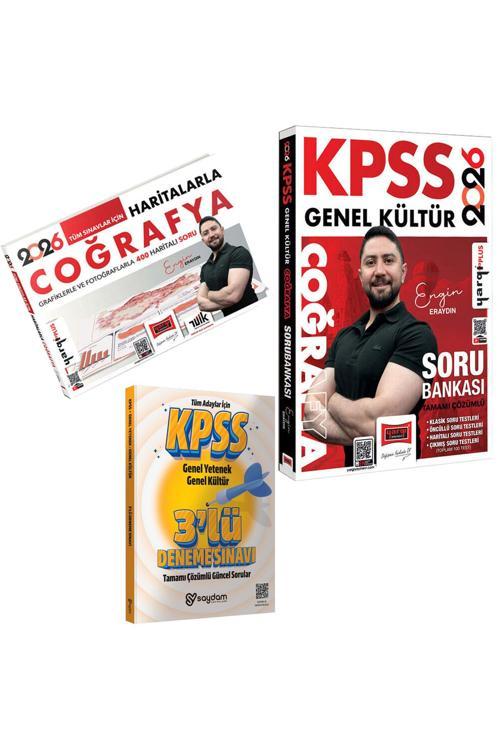 2026 KPSS Coğrafya SoruBankası-Haritalarla Grafiklerle Fotoğraflarla 400Haritalı Soru(Engin Eraydın)