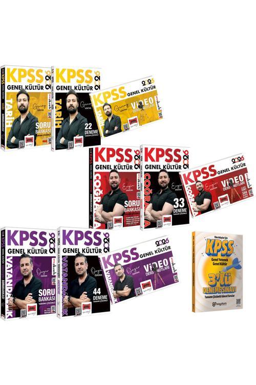 2026 KPSS Tarih-Coğrafya-Vatandaşlık Video Ders Notları-Çözümlü Soru Bankası-Çözümlü Deneme Seti