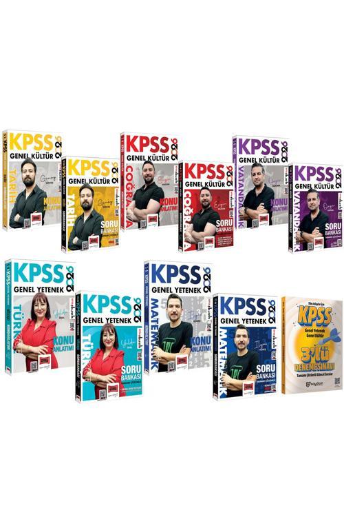2026 KPSS Tüm Dersler Konu Anlatımı-Çözümlü Soru Bankası Seti
