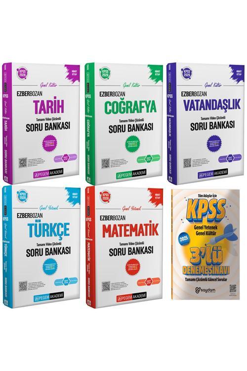 2026 KPSS GYGK Ezberbozan Türkçe-Matematik-Tarih-Coğrafya-Vatandaşlık Video Çözümlü Soru Bankası