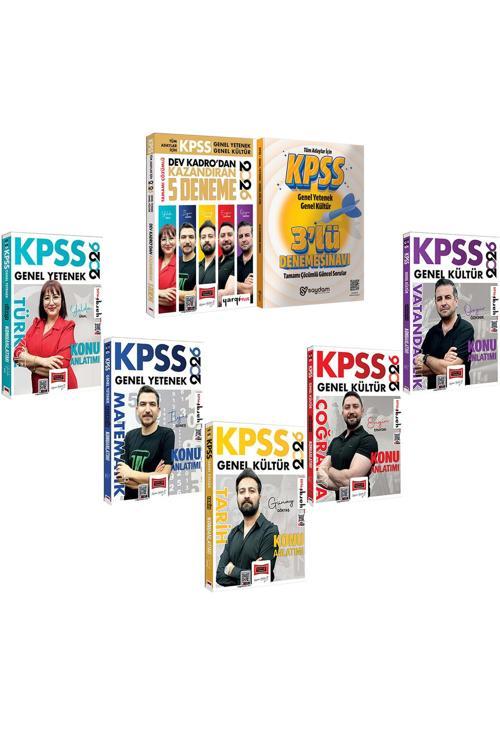 2026 KPSS Tüm Dersler Konu Anlatımı-Tamamı Çözümlü Dev Kadrodan Kazandıran 5 Deneme Seti