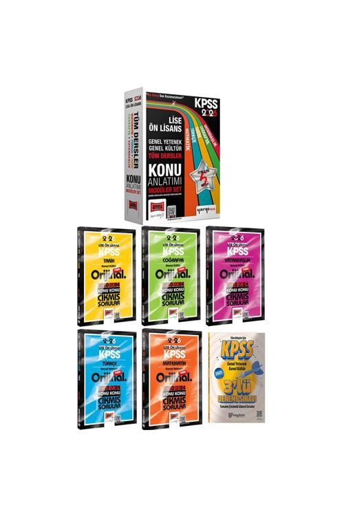 2026 KPSS Lise Ön Lisans GYGK Tüm Dersler Konu Anlatımı 5 Kitap-Tüm Dersler Konu Konu Çıkmış Sorular