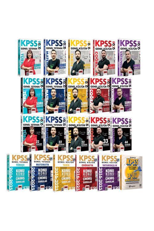 2026 KPSS Tüm Dersler Kazandıran Set(Konu Anlatım-Soru Bankası-Çözümlü Deneme-Çıkmış Sorular)